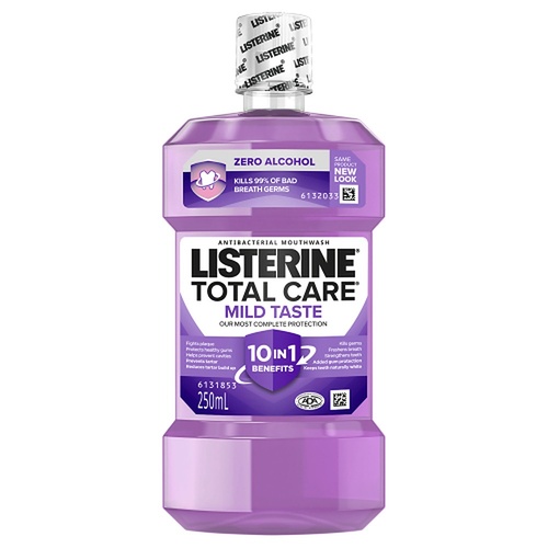 Listerine Total Care Zero Antibacterial Mouthwash 250mL