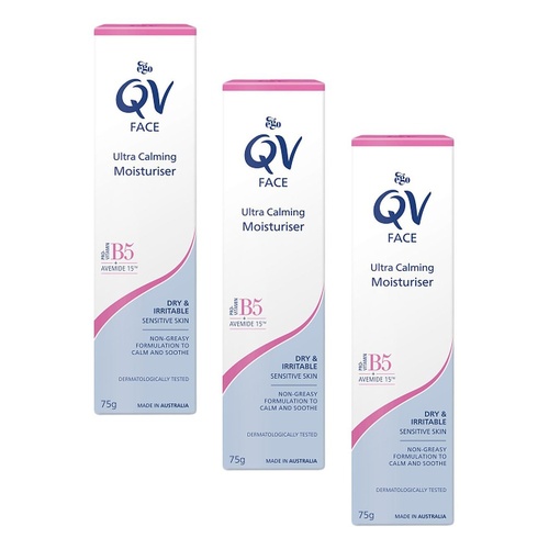 Ego Ultra Calming Facial Moisturiser 75g Pack of 3