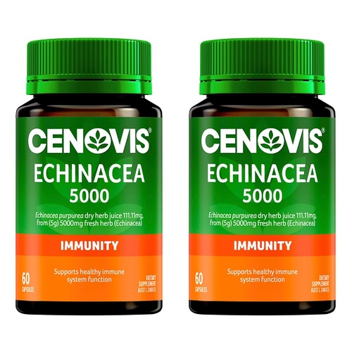 Cenovis Echinacea 5000 Immunity 60 Capsules Pack of 2