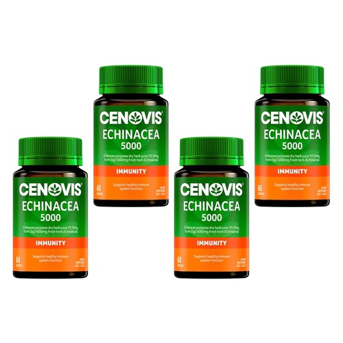 Cenovis Echinacea 5000 Immunity 60 Capsules Pack of 4