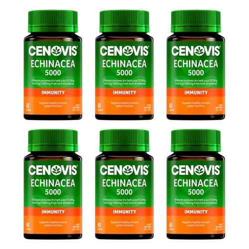 Cenovis Echinacea 5000 Immunity 60 Capsules Pack of 6
