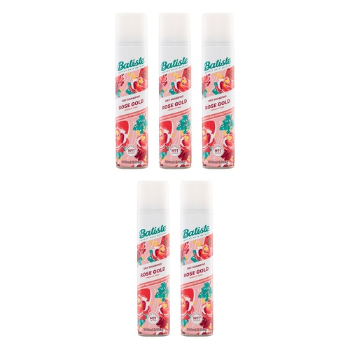 Batiste Rose Gold Dry Shampoo 200mL Pack of 5