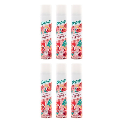 Batiste Rose Gold Dry Shampoo 200mL Pack of 6