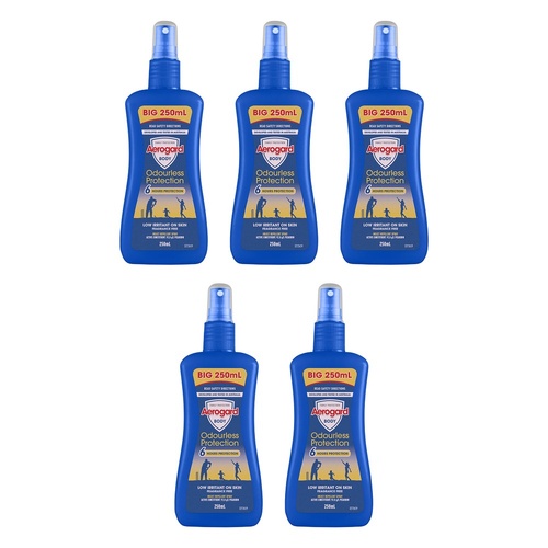 Aerogard Odourless Protection Pump 250mL Pack of 5