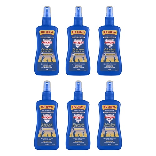 Aerogard Odourless Protection Pump 250mL Pack of 6