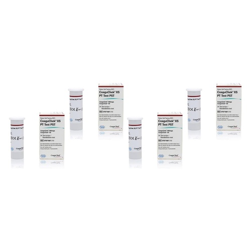 CoaguChek XS PT Test 24 Strips Pack of 4