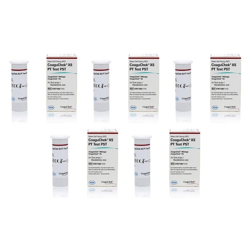 CoaguChek XS PT Test 24 Strips Pack of 5