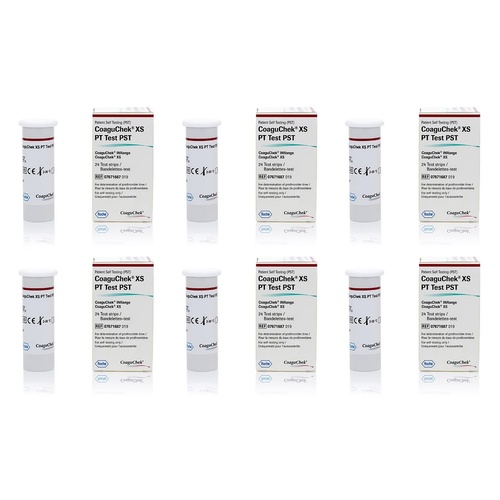 CoaguChek XS PT Test 24 Strips Pack of 6