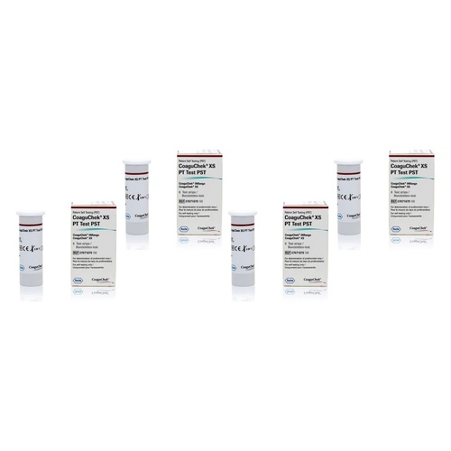 CoaguChek XS PT Test 6 Strips Pack of 4