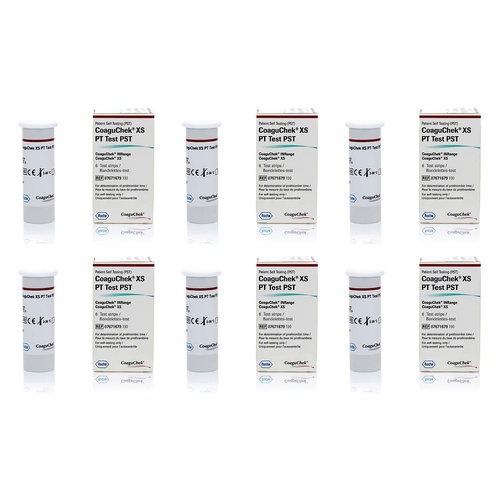 CoaguChek XS PT Test 6 Strips Pack of 6