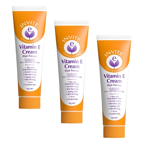 Invite E Cream 50g Pack of 3