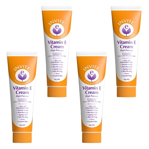 Invite E Cream 50g Pack of 4