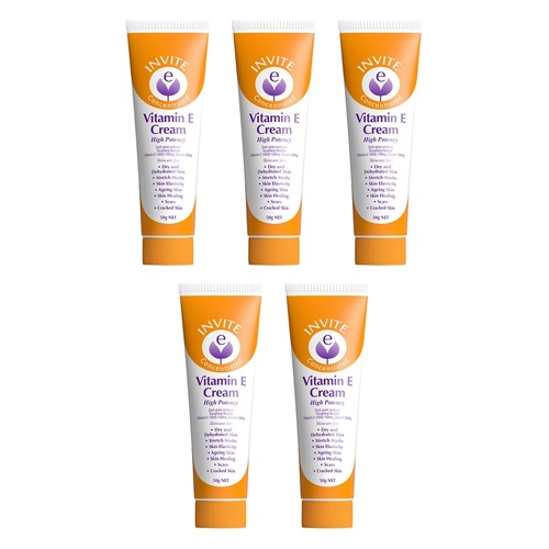 Invite E Cream 50g Pack of 5