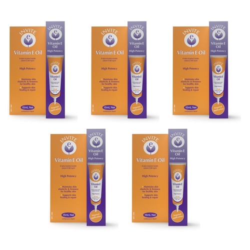 Invite E Pure Oil 15mL x 6 Bundle of 5