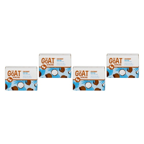 The Goat Skincare Soap Bar with Coconut 100g x 12 Bundle of 4
