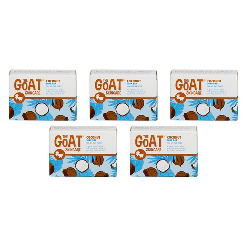 The Goat Skincare Soap Bar with Coconut 100g x 12 Bundle of 5