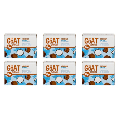 The Goat Skincare Soap Bar with Coconut 100g x 12 Bundle of 6