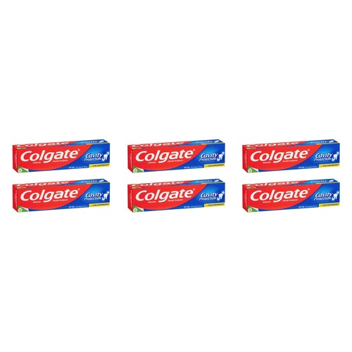 Colgate Cavity Protection Calcium Boost Toothpaste 120g Pack of 6