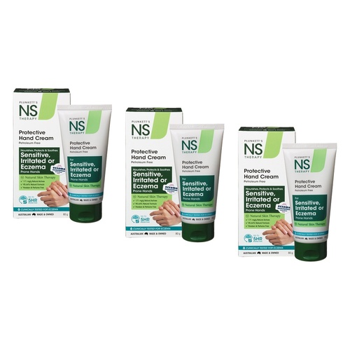 Nutri-Synergy Plunkett's NS Protective Hand Cream 80g Pack of 3