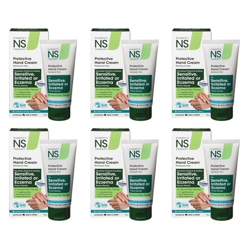 Nutri-Synergy Plunkett's NS Protective Hand Cream 80g Pack of 6