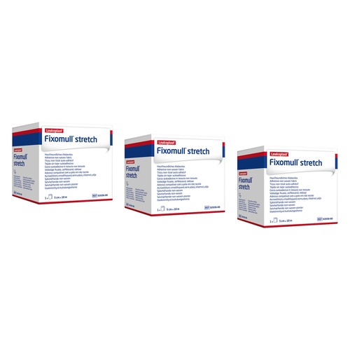 Fixomull S Wide Area Fixation 5cmx10m Pack of 3