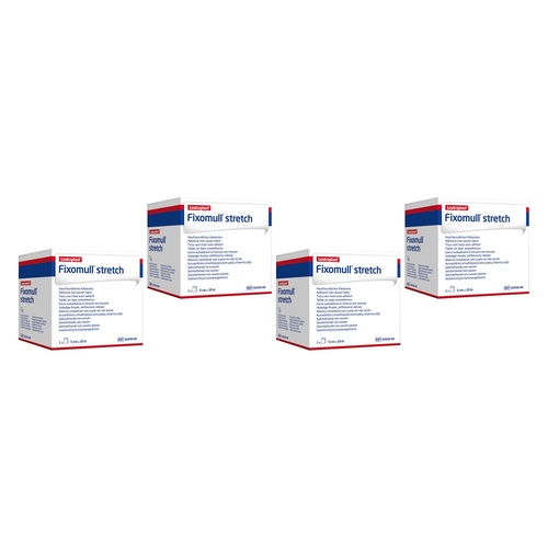 Fixomull S Wide Area Fixation 5cmx10m Pack of 4