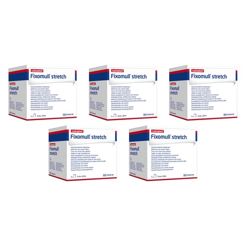 Fixomull S Wide Area Fixation 5cmx10m Pack of 5