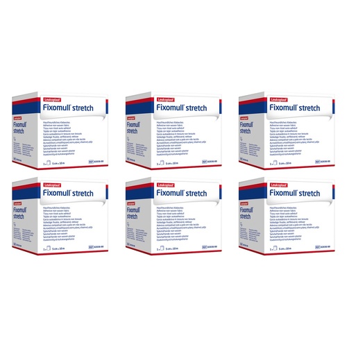Fixomull S Wide Area Fixation 5cmx10m Pack of 6