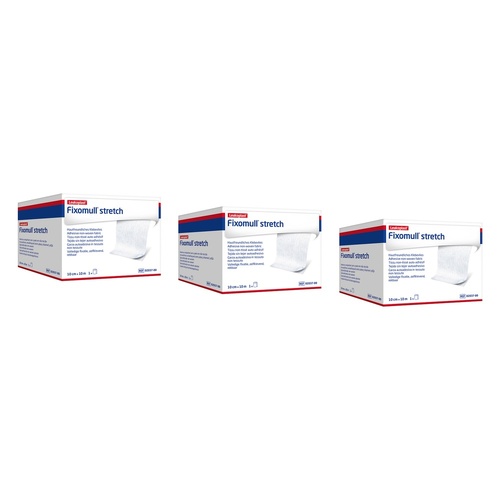 Fixomull S Wide Area Fixation 10cmx10m Pack of 3