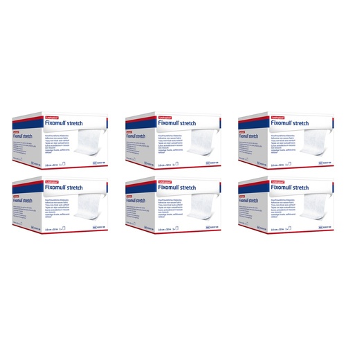 Fixomull S Wide Area Fixation 10cmx10m Pack of 6