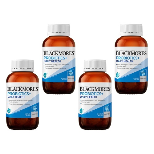 Blackmores Probiotics + Daily Health 90 Capsules Pack of 4