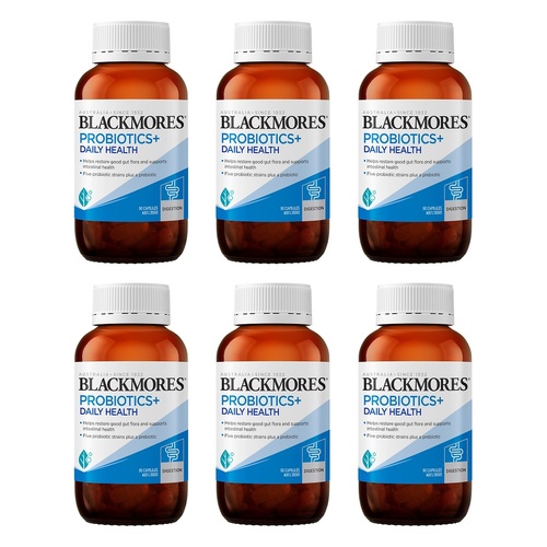 Blackmores Probiotics + Daily Health 90 Capsules Pack of 6