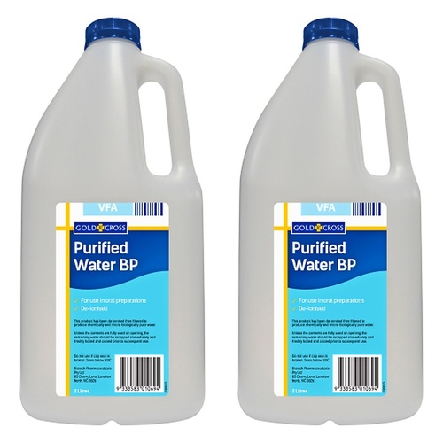Goldx Purified Water 2L Pack of 2