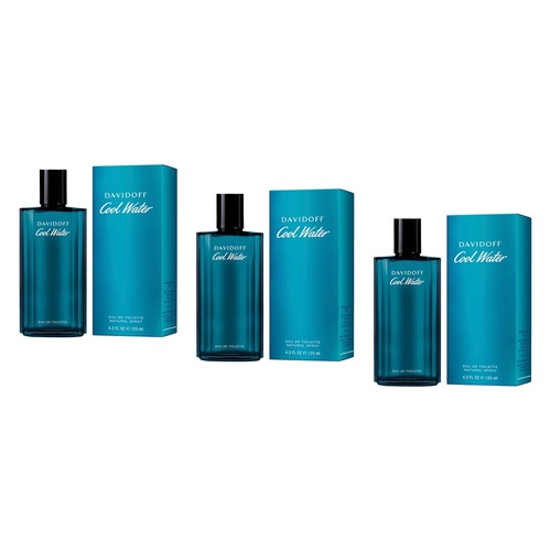 Davidoff Cool Water Men EDT 125mL Pack of 3