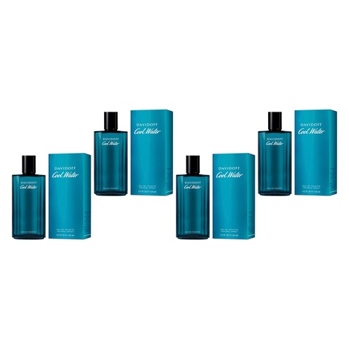 Davidoff Cool Water Men EDT 125mL Pack of 4