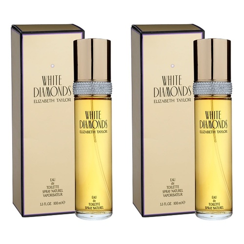 Elizabeth Taylor White Diamonds EDT 100mL Pack of 2