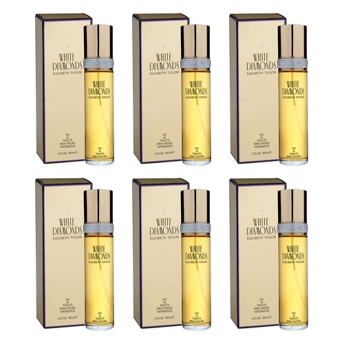 Elizabeth Taylor White Diamonds EDT 100mL Pack of 6