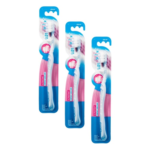 Oral-B Compact Gum Care Ultrathin Toothbrush Extra Soft Pack of 3