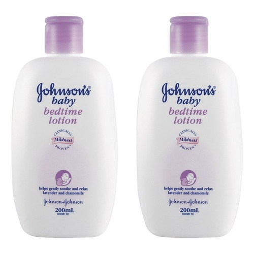 Johnson's Baby Bedtime Lotion 200mL Pack of 2