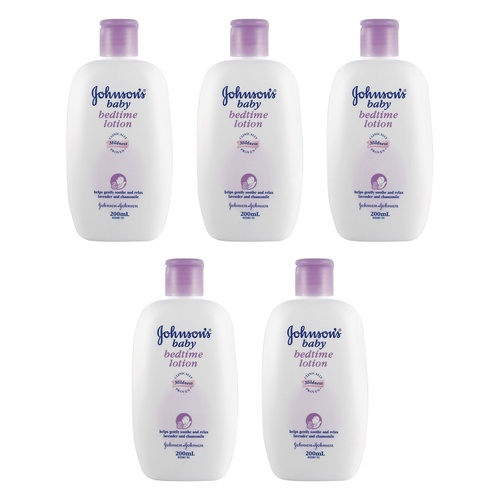 Johnson's Baby Bedtime Lotion 200mL Pack of 5