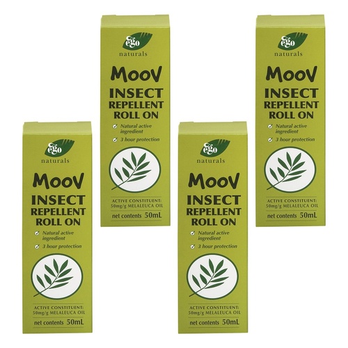 Ego Moov Insect Repellent Roll-On 50mL Pack of 4