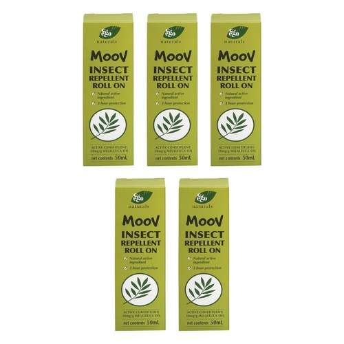 Ego Moov Insect Repellent Roll-On 50mL Pack of 5