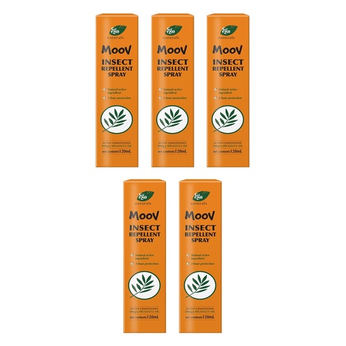 Ego Moov Insect Repellent Spray 120mL Pack of 5