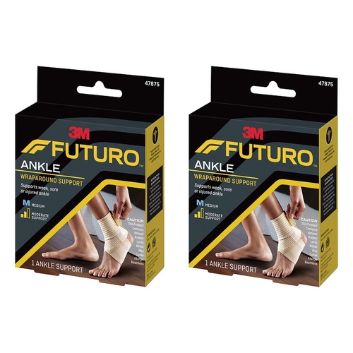 Futuro Wrap Around Ankle Support M Pack of 2