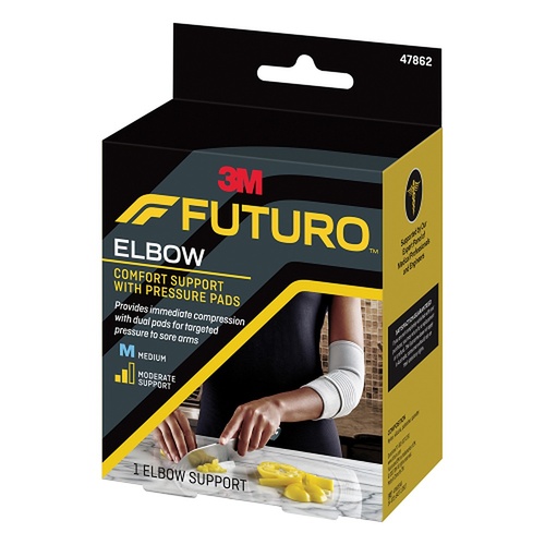Futuro Comfort Elbow Support with Pressure Pads Medium
