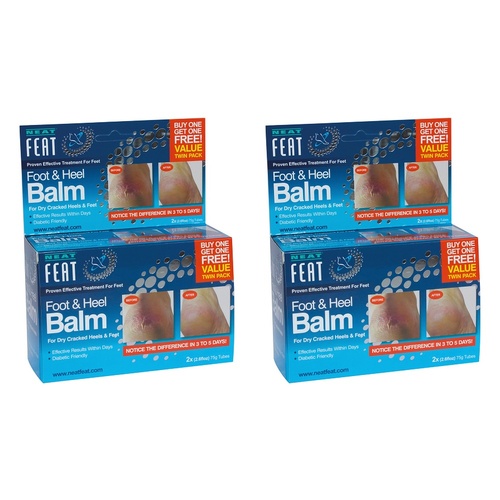 Neat Feat Heel Balm 2 Pack Bundle of 2