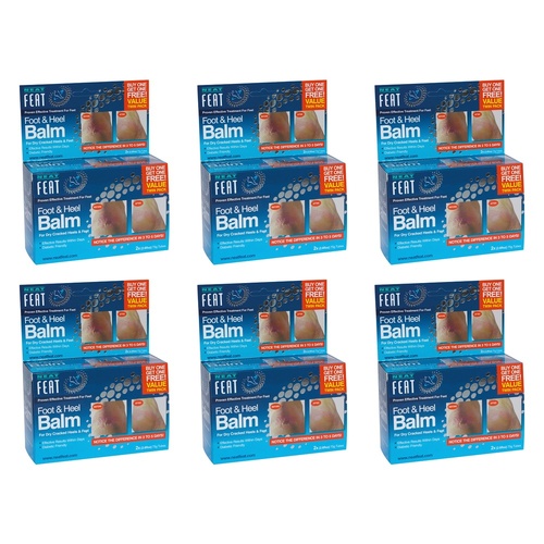 Neat Feat Heel Balm 2 Pack Bundle of 6