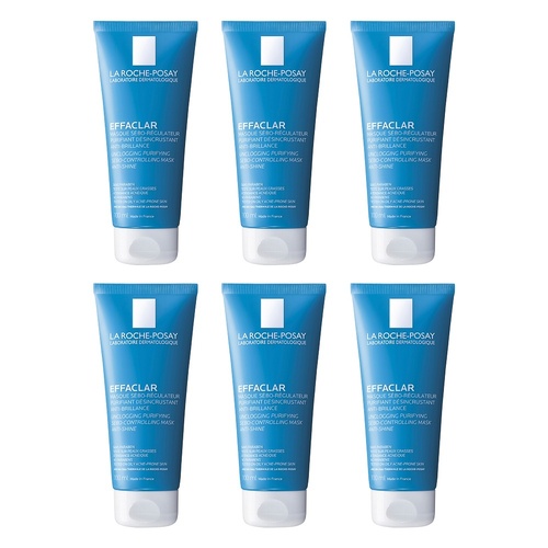 La Roche-Posay Effaclar Mask 100mL Pack of 6