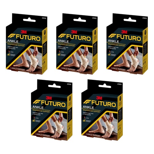 Futuro Wrap Around Ankle Support L Pack of 5