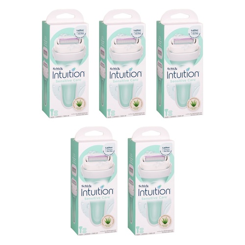 Schick Intuition Sensitive Care Razor Kit +3 Pack of 5
